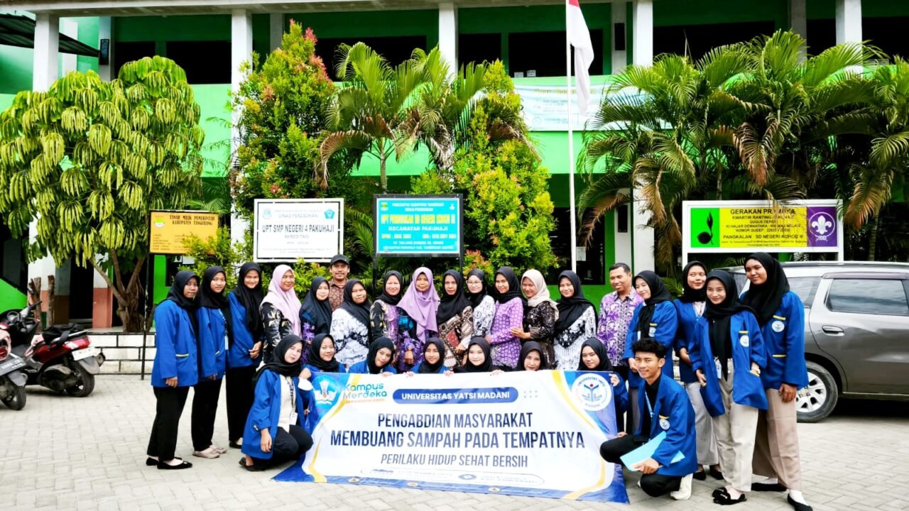 Universitas Yatsi Madani Fakultas Kesehatan Jurusan Keperawatan Gelar Penyuluhan PHBS di SDN Kohod 3